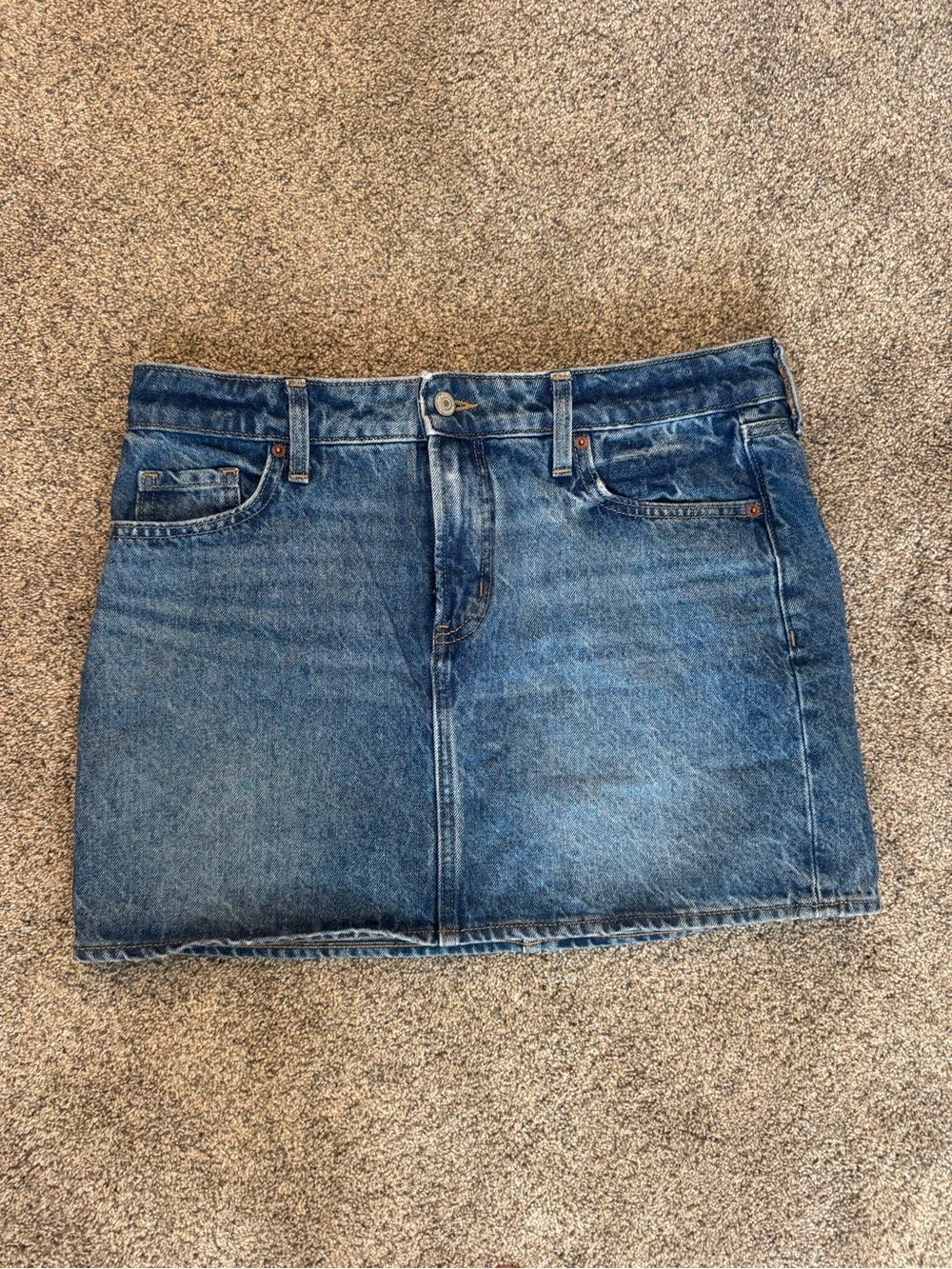 Old Navy Blue Denim Mini Skirt
